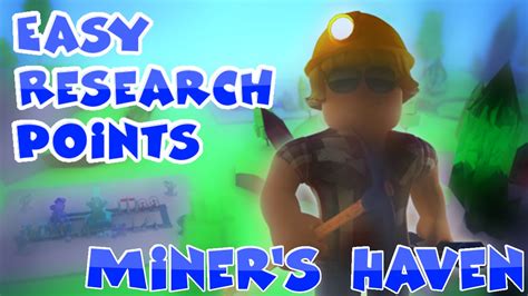 miners haven research points|How to get Research Point (RP) Fast in miners haven Roblox.